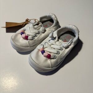 FUNKYMONEY Girls Canvas Sneakers Lightweight Casual Shoes Toddler/Little Kids